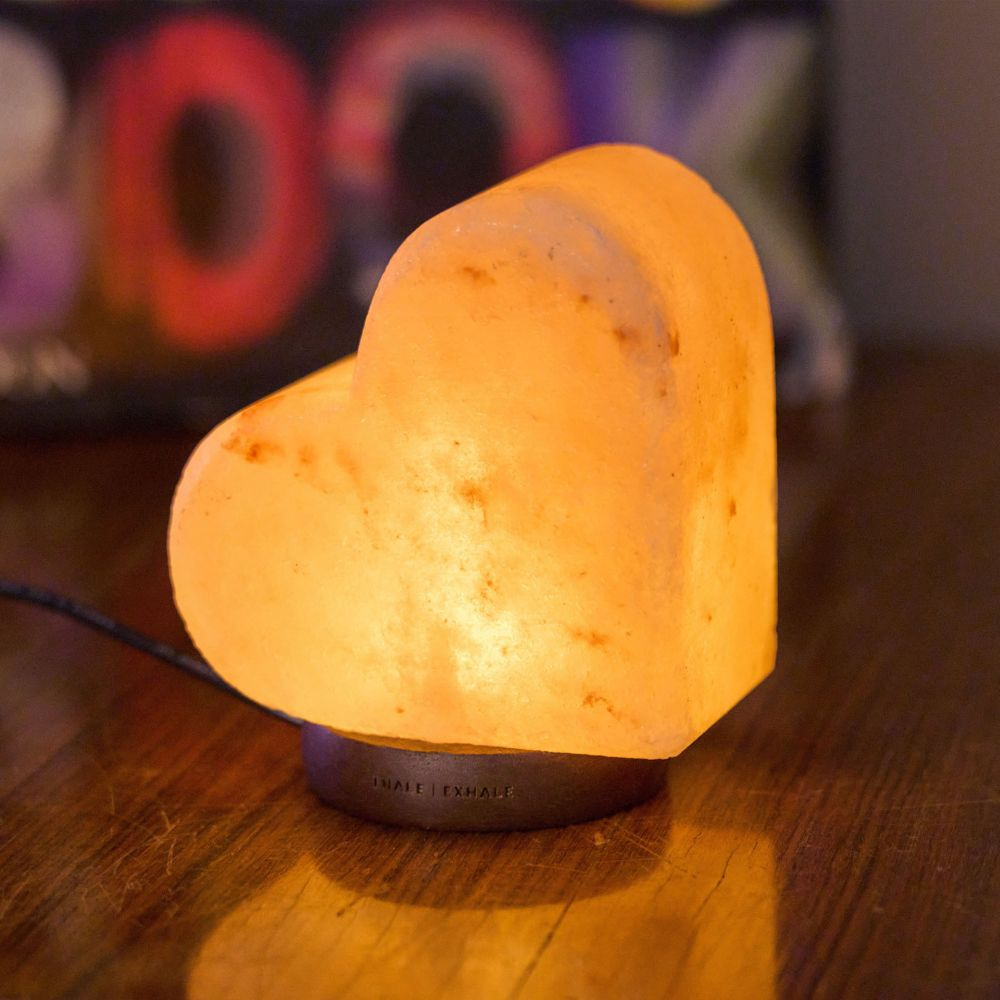 Himalayan salt lamp, Heart