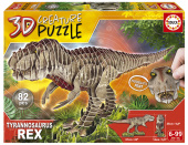 Educa 3D Tyrannosaurus Rex 82 Palaa