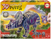Educa 3D Triceratops 67 Palaa
