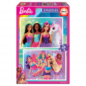 Educa: Barbie 2 x 48 Palaa