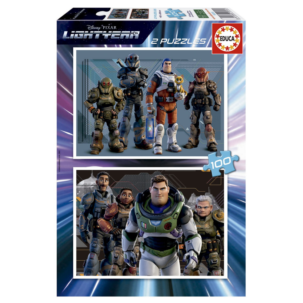 Educa: Disney Lightyear 2x100 Palaa