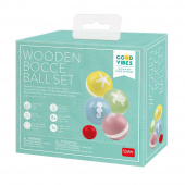 Puinen bocce-pallopeli Puinen bocce-pallopeli