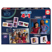 Educa: Disney Wish - Superpack 4 in 1 Educa: Disney Wish - Superpack 4 in 1