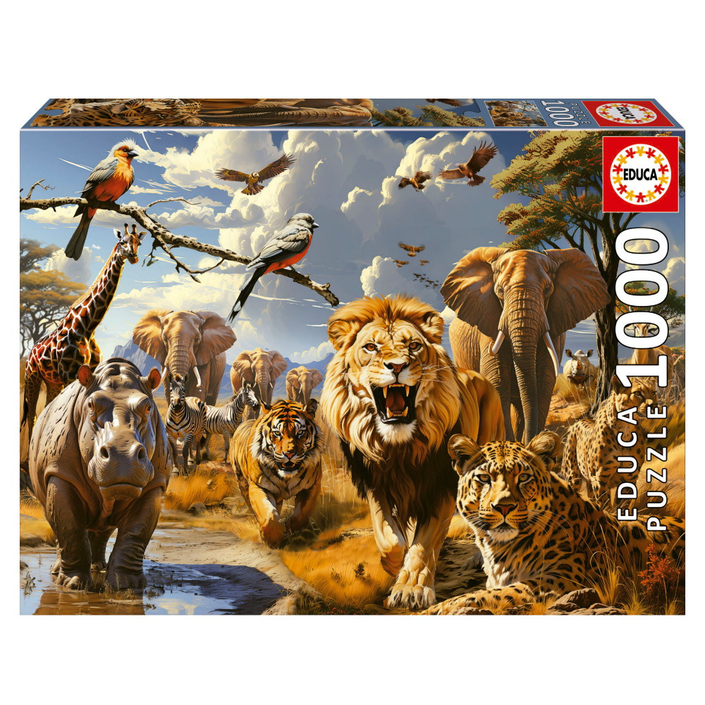 Educa Wild Animals 1000 Palaa