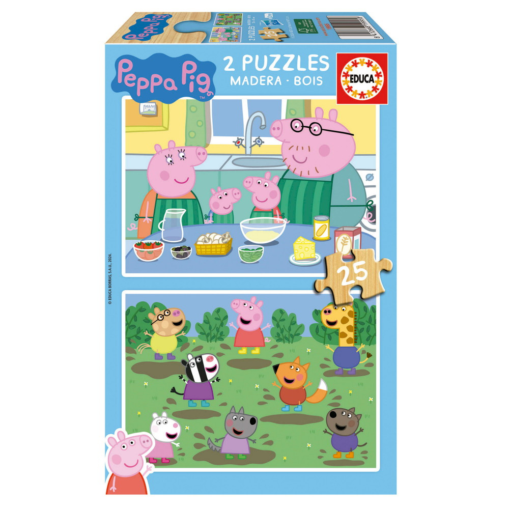 Educa: Peppa Pig 2 x 25 Palaa