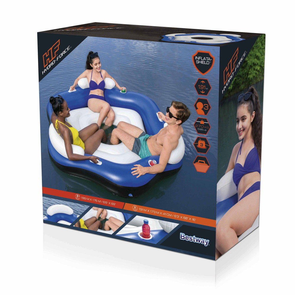 Hydro-force X3 Swimming raft 199 X 176 Cm