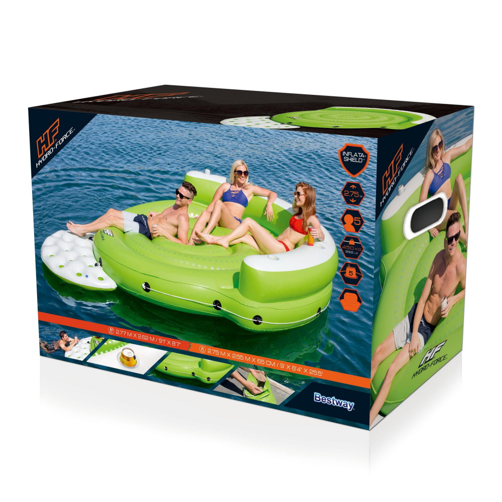 Hydro-force - Kick Back Swimming raft 277 x 262 cm