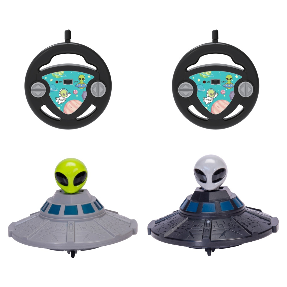 UFO Bumper Set Radio ohjattava lelu Musta Harmaa Vihreä