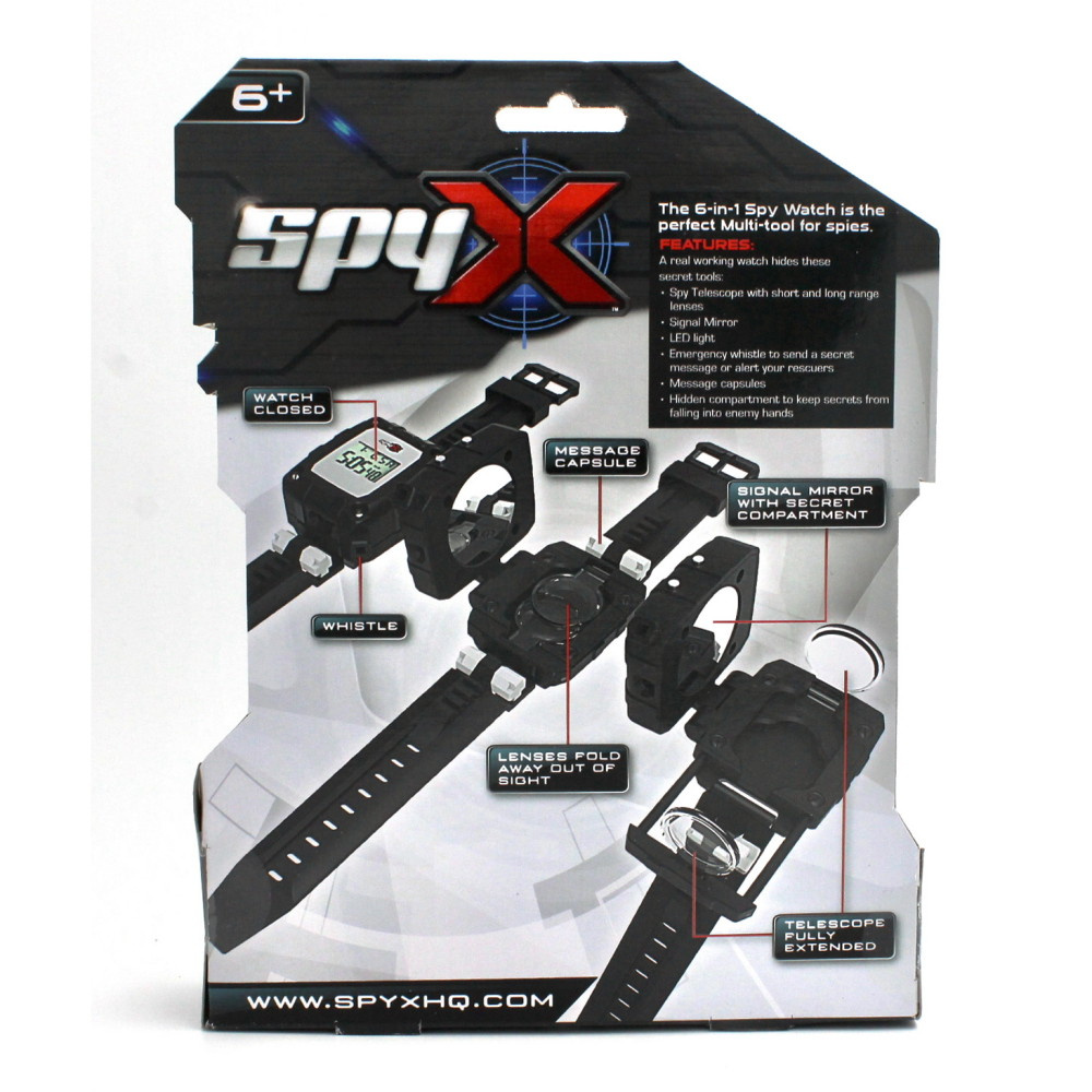 Spy X - 6 in 1 Spy Watch