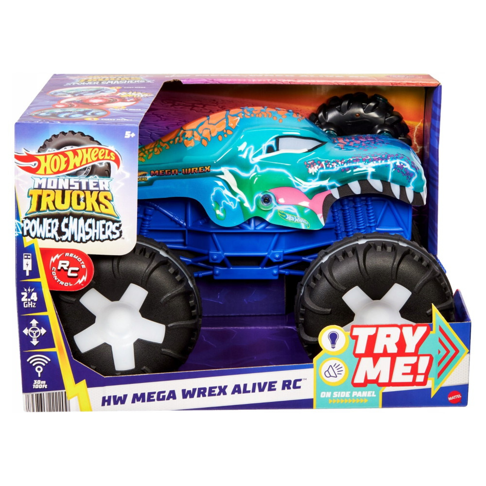 Hot Wheels - Radio-ohjattu Monster Truck Mega Wrex Alive