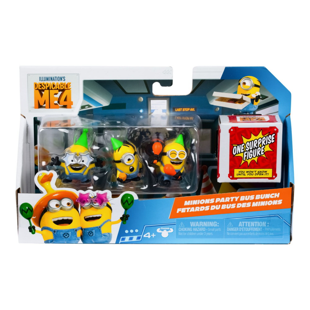 Despicable Me 4 Minions Party Bus Bunch