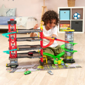 Dickie Toys - Pysäköintihalli, jossa 4 autoa Dickie Toys - Pysäköintihalli, jossa 4 autoa