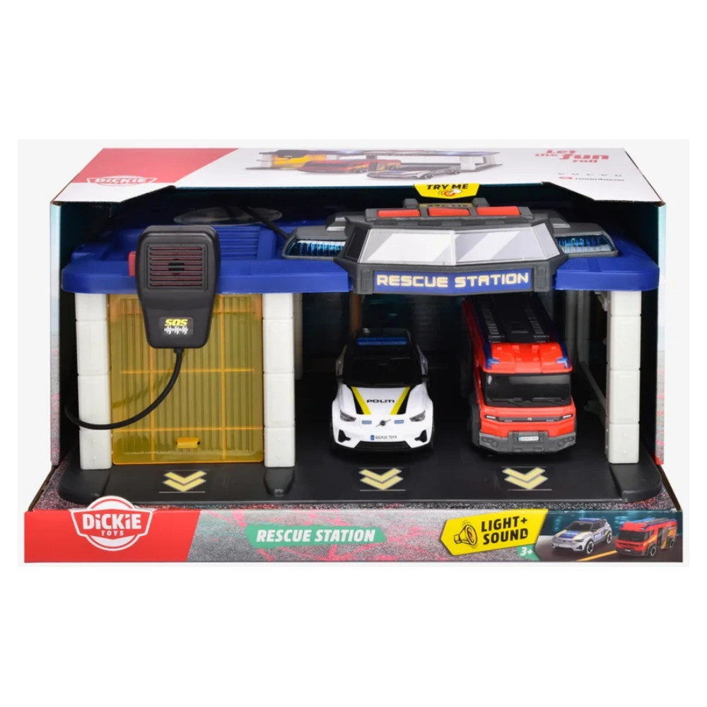 Rescue station with 2 vehicles