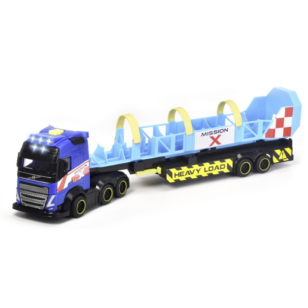 Volvo Truck with Trailer + Space Rocket