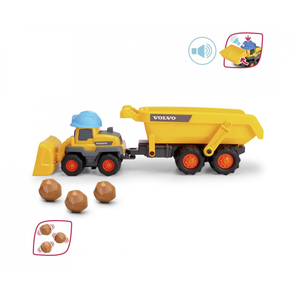 ABC Tracey Volvo pyöräkuormaaja perävaunulla 65 cm