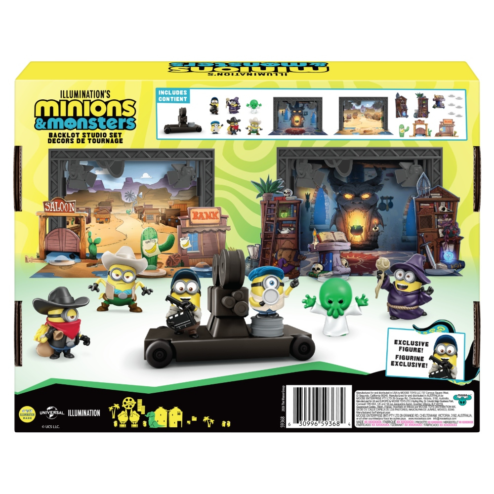 Minions & Monsters - Elokuvastudio, jossa on 6 hahmoa kpl