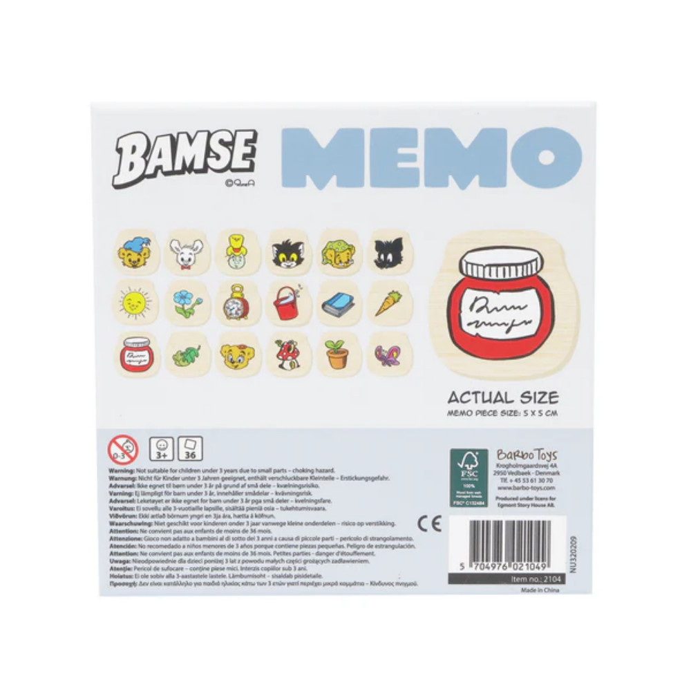 Bamse -  Wooden Memo 