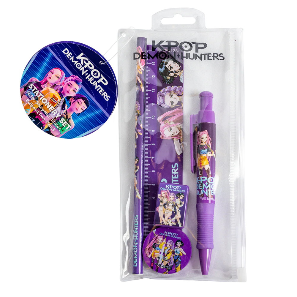 KPop Demon Hunters Stationary Set 5 osaa