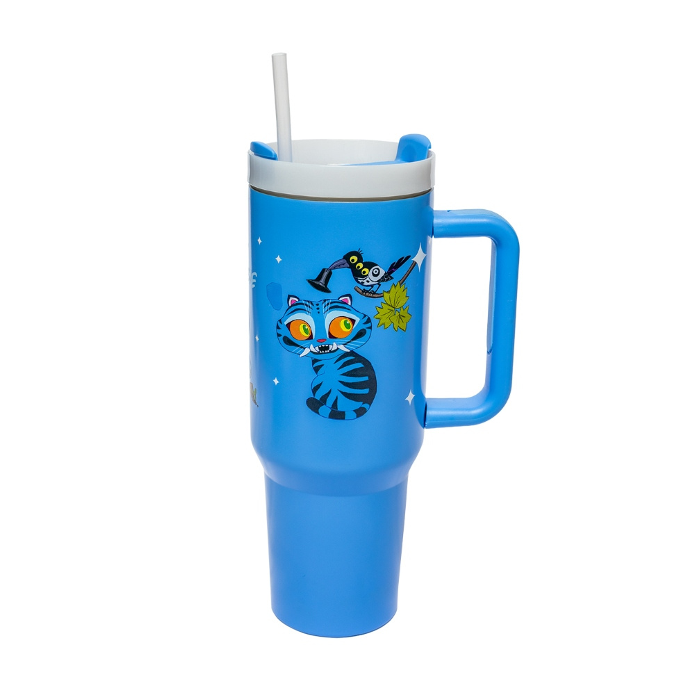 KPop Demon Hunters - Fuzzy Tumbler Derpy Tiger 1,18 litraa