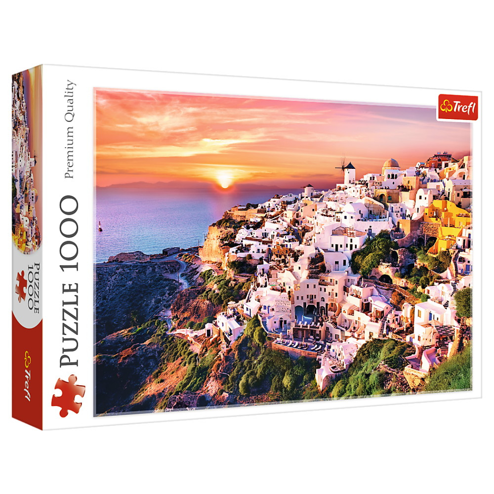 Trefl: Sunset over Santorini 1000 Palaa
