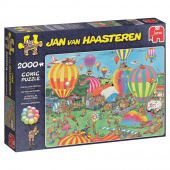 Jan van Haasteren - The Balloon Festival 2000 palaa
