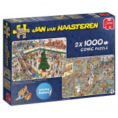 Jan Van Haasteren - Holiday Shopping 2x1000 palaa