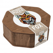 Eco-Wood-Art Palapeli: Fox 141 Palaa Puisessa Laatikossa