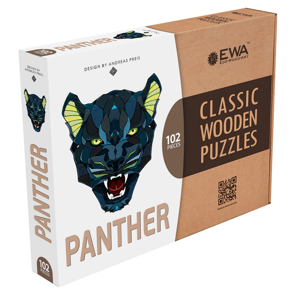 Eco-Wood-Art Palapeli: Panther 102 Palaa