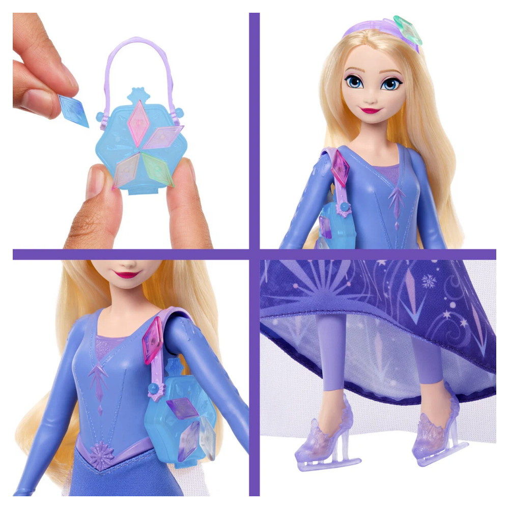 Disney Frozen - Reveal Ice Skating Elsa Fashion Doll