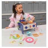 Bluey BBQ & Salad Set puusta Bluey BBQ & Salad Set puusta