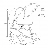 Brio Nuken Vaunut Spin - Harmaa Brio Nuken Vaunut Spin - Harmaa
