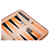 Longfield Backgammon Travel Beige Longfield Backgammon Travel Beige