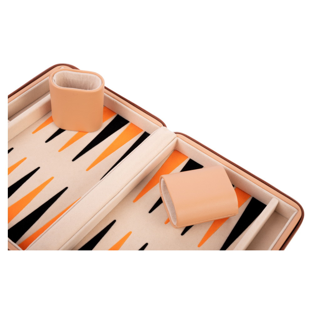 Longfield Backgammon Travel Beige