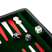 Longfield Backgammon Travel Green Longfield Backgammon Travel Green