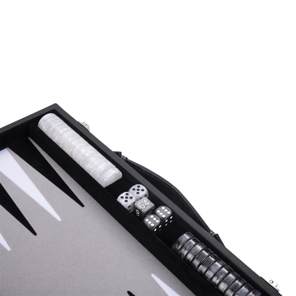 Longfield Backgammon Medium Grey