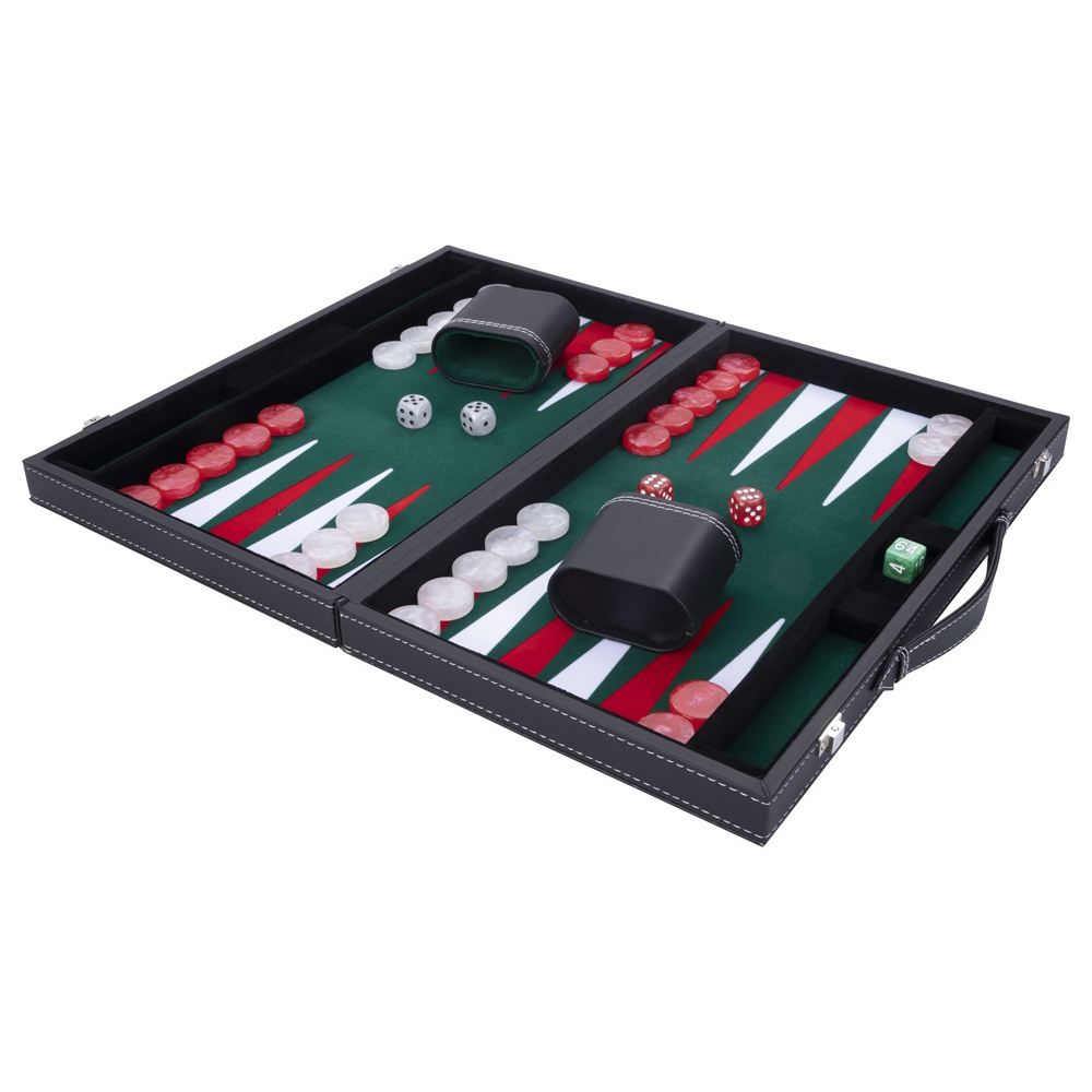 Longfield Backgammon Medium Green