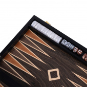 Longfield Backgammon Large Brown Ebony Longfield Backgammon Large Brown Ebony