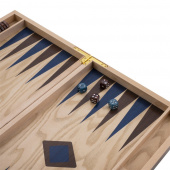 Engelhart Backgammon, Keskikokoinen Sininen Ja Ruskea Engelhart Backgammon, Keskikokoinen Sininen Ja Ruskea