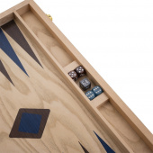 Engelhart Backgammon, Keskikokoinen Sininen Ja Ruskea Engelhart Backgammon, Keskikokoinen Sininen Ja Ruskea