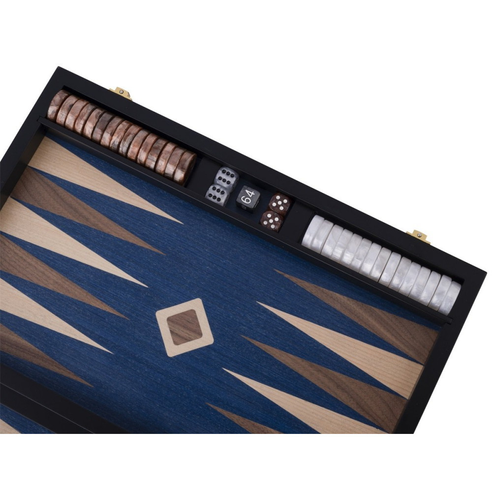 Engelhart Backgammon Keskisävyinen Sininen