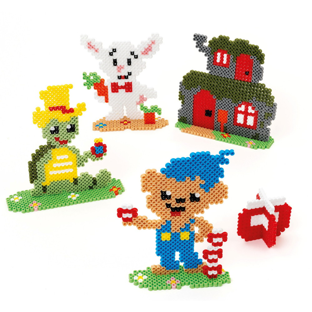 Hauskaa luoda - Helmilautasia nallekarhulla