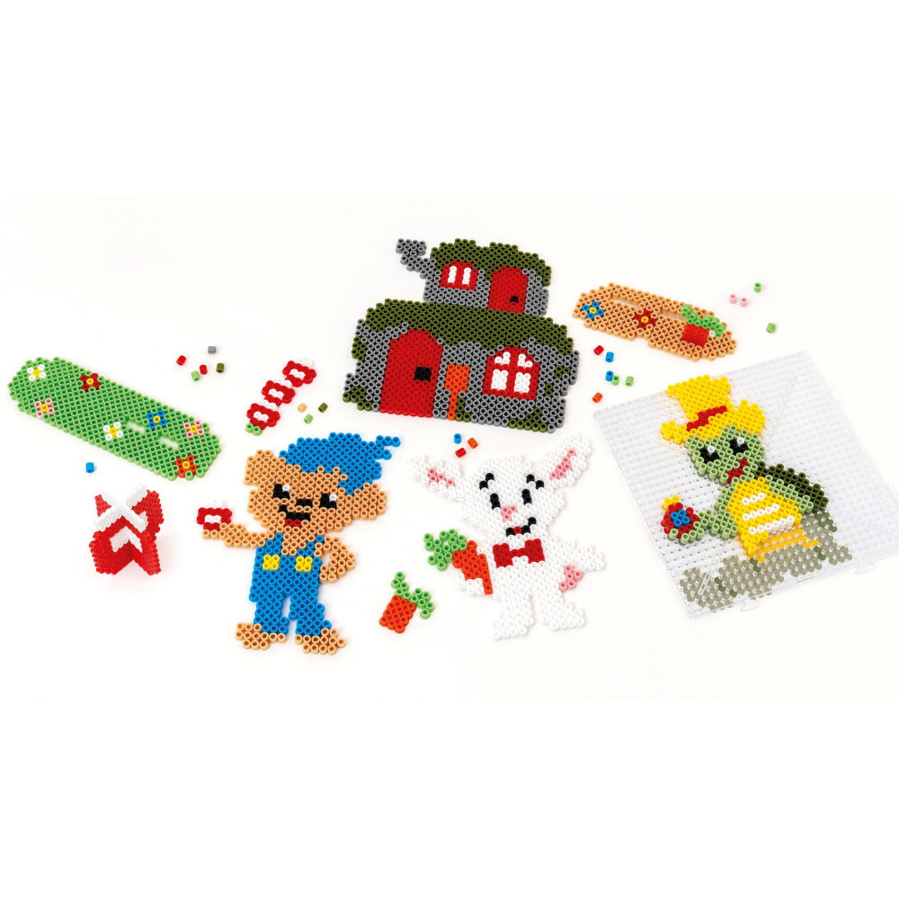 Hauskaa luoda - Helmilautasia nallekarhulla