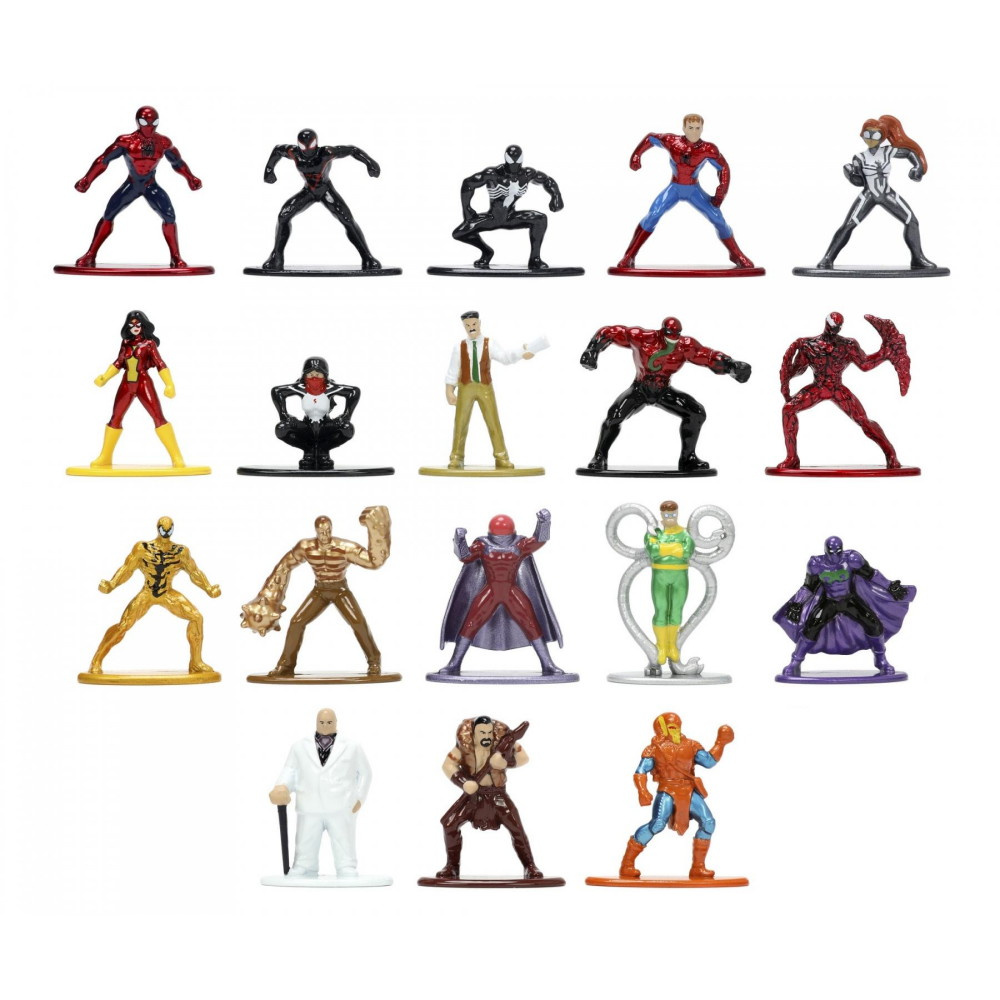 Marvel Spider-Man Multipack Nanometallifiguurit