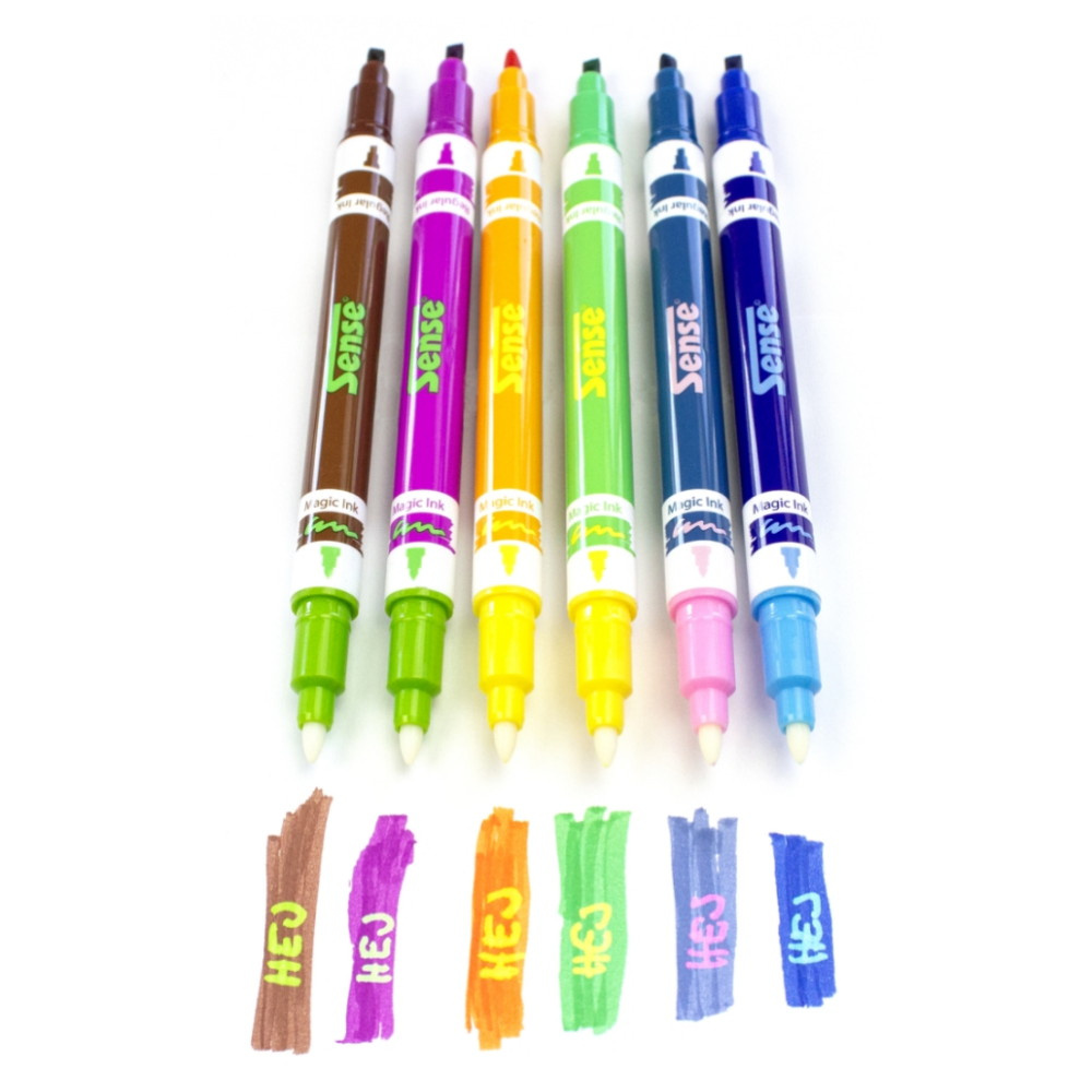 Sense - Magic Markers Fiber Pens 6-Pack