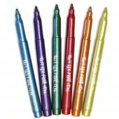Sense - Glitter Fiber Pens 6-Pack