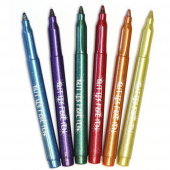 Sense - Glitter Fiber Pens 6-Pack Sense - Glitter Fiber Pens 6-Pack