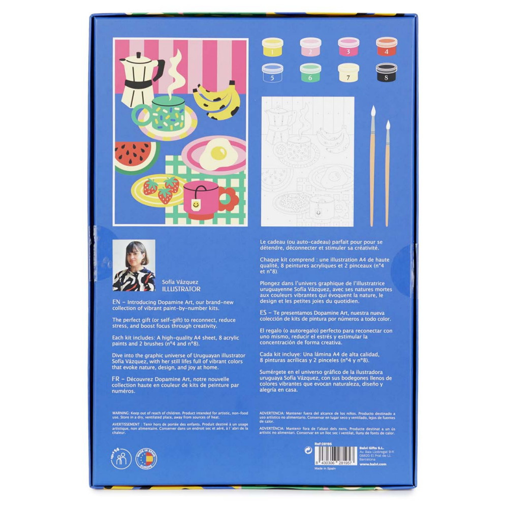 Maalaussetti Paint-by-number - Le Petit-Dejeuner