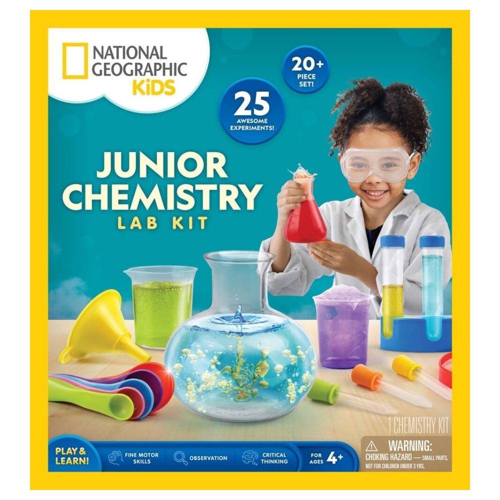 National Geographic Kemialaboratoriosetti Junior 4 vuotta