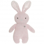 Teddykompaniet Cozy knits, Rabbit, pink 20 cm