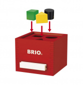 Brio - Palikkalaatikko Punainen